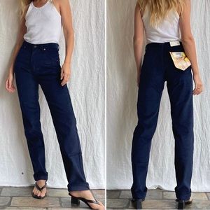 Vintage dead stock 70s 80s cords. Navy corduroy jeans. Sz 27